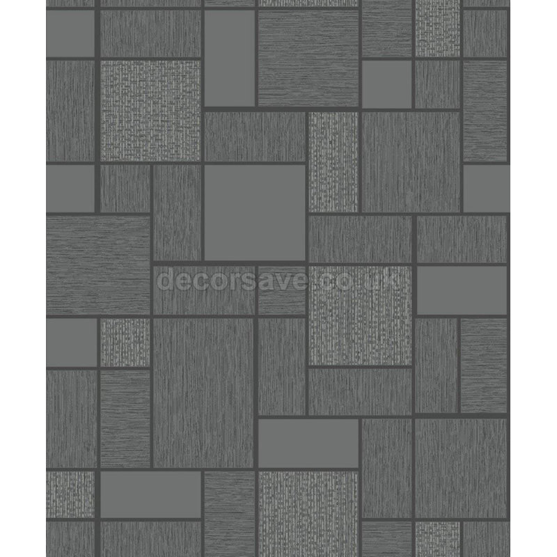 10m x 53cm Textured Glitter Tile, Black
