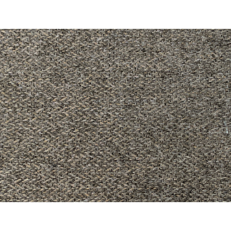 Canapé standard avec coussins décoratifs Edman, Polyester beige foncé / noir