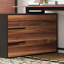 Bureau d'ordinateur en L 61,2 po avec 3 tiroirs-1562449560