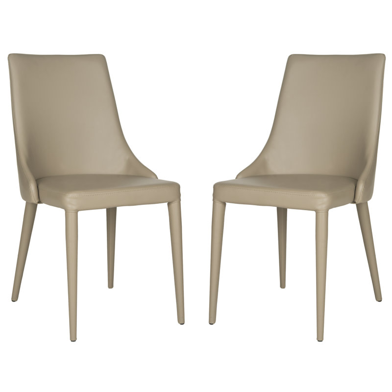 Chaise d'appoint rembourrée H 19,1 po Bohy, Lin taupe