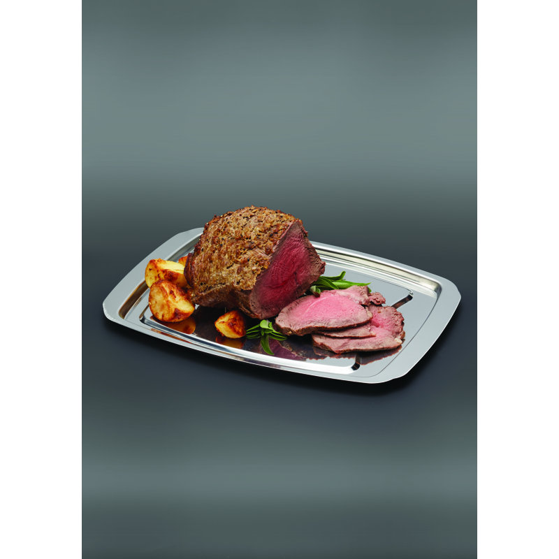 MasterClass Stainless Steel Spiked Carving Tray