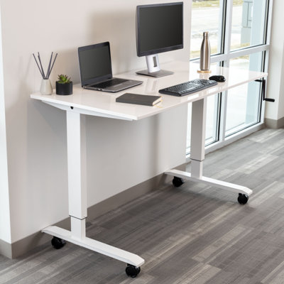 Fontclair Adjustable Metal Base Standing Desk
