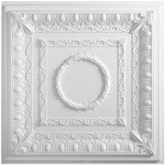 Royal 23.75'' L x 23.75'' W Textured Vinyl Ceiling Tile In White