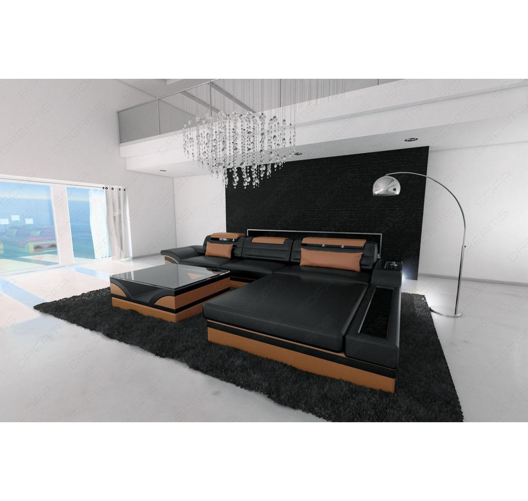 Ecksofa Parma Ledersofa