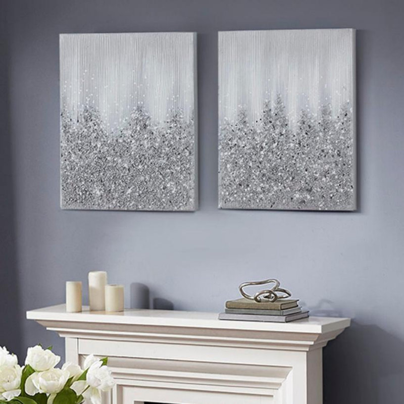 Embellished Canvas Wall Art Set