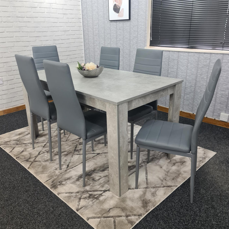 Rohun 2 - Person Dining Set, Grey