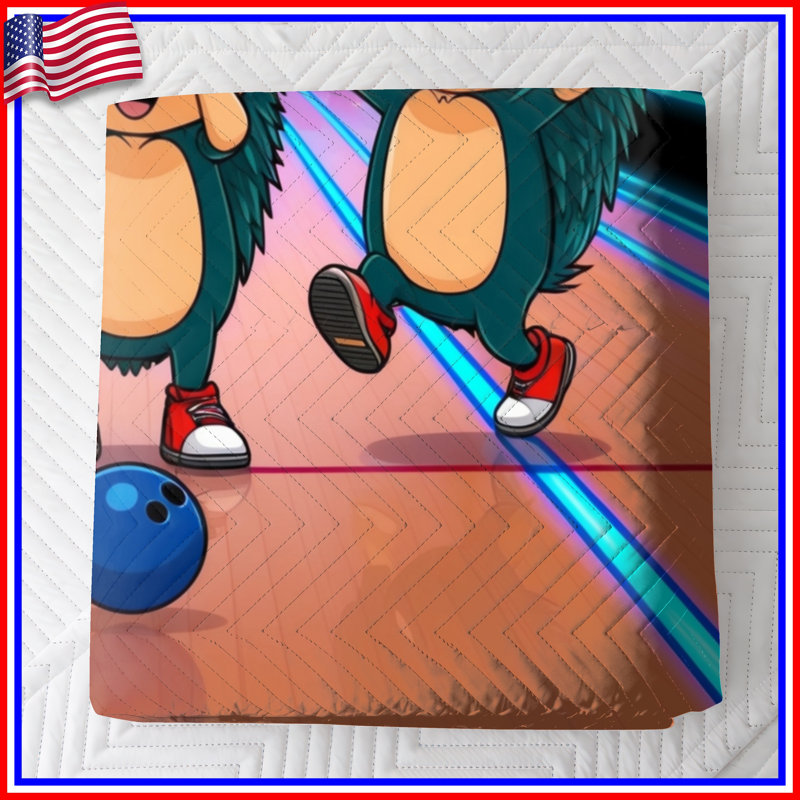 Dessin de couvre-lit matelassé hérisson de toutes tailles, Double