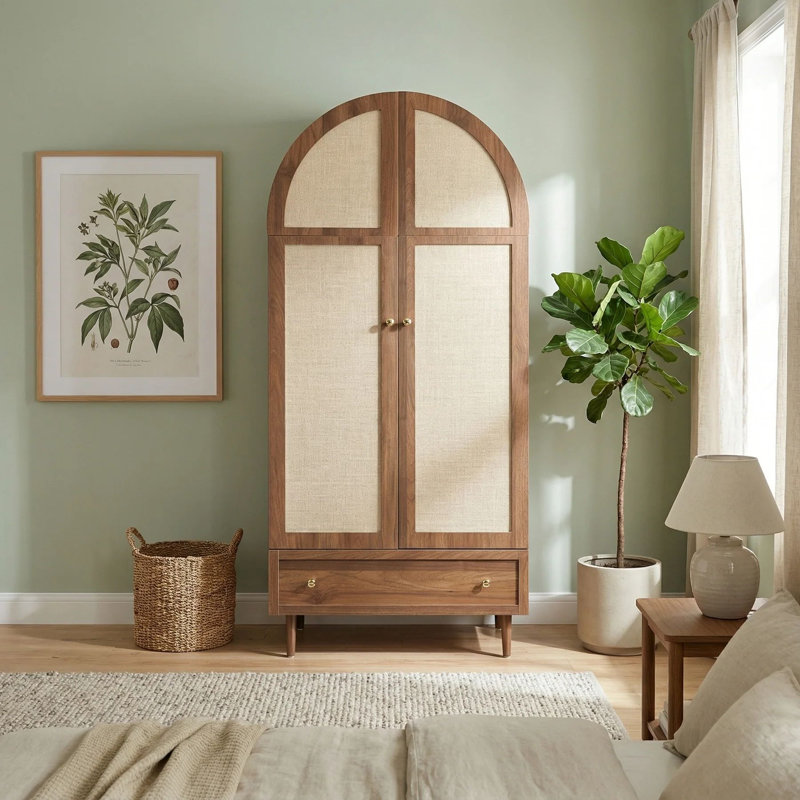 2 Door Manufactured Wood Wardrobe