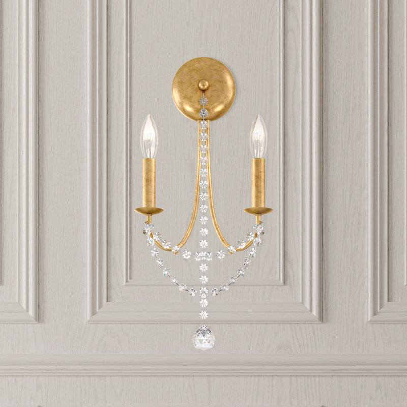Verdana 2 - Light Candle Wall Light, Heirloom Gold