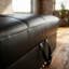 Tufted Faux Leather Storage Ottoman Bench, Rectangular Upholstered Footrest Stool With Nailhead Trim & Safety Hinges, Multifunctional Storage Box For Living Room, Bedroom, Entryway (Black)