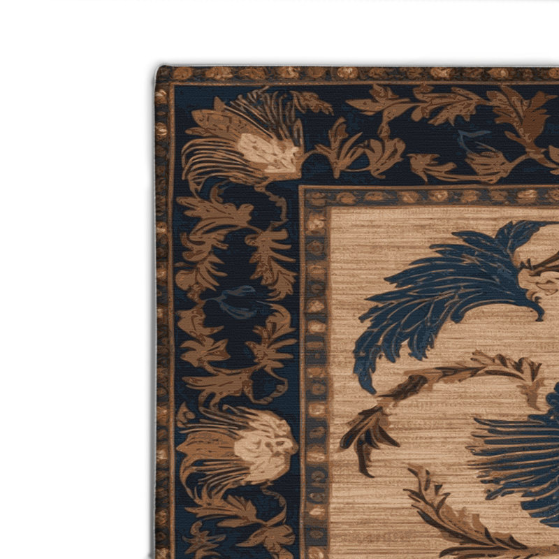 Tapis d'intérieur et d'extérieur gris français, Rectangulaire 2 pi x 3 pi