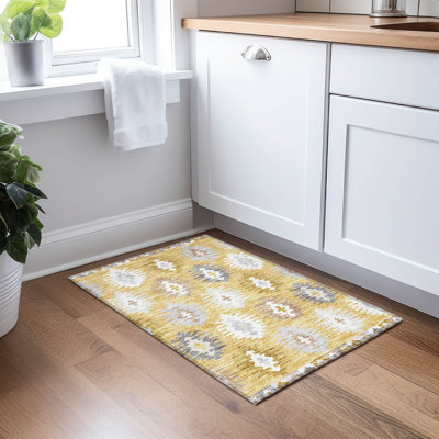 Chayden Flatweave Washable Southwestern Indoor / Outdoor Rug