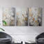 Floral Study Series XCVI - Ensemble de toiles tendues avec châssis Premium - Prêt à être accroché-1129250805