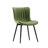 Heitger Faux Leather Upholstered Side Chairs Modern Wingback Dining Chairs with Metal Legs-1344348137