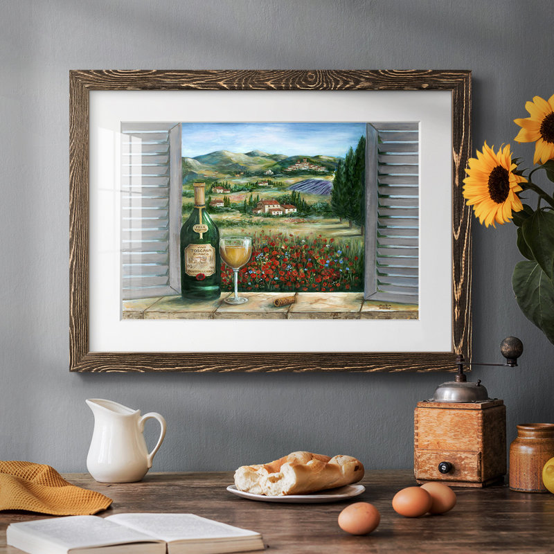 Blanc toscan et coquelicots, Noyer