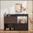 Extendable & Rotatable Storage Cabinet with Drawer, Adjustable Shelves, and Corner Functionality for Versatile Home Organization