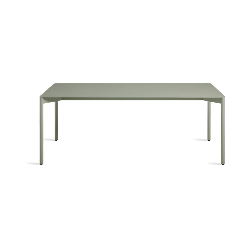 Comeuppance Outdoor Dining Table, Gray Green
