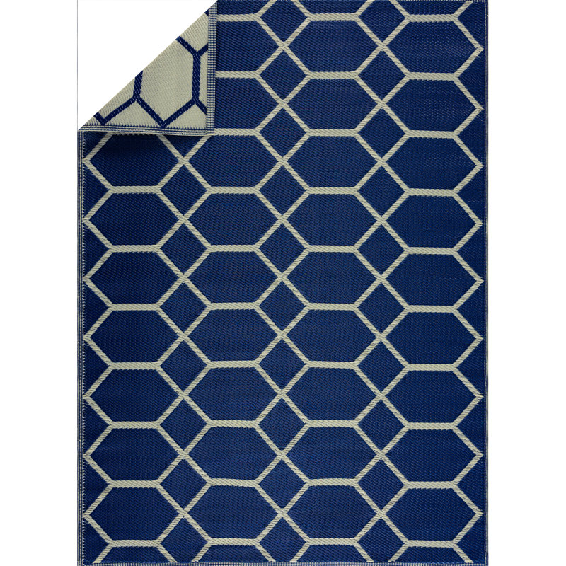 Creedan Geometric Indoor / Outdoor Rug, Rectangle 8' x 10'