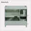 Base de meuble-lavabo simple 35,43 po seulement-100009660