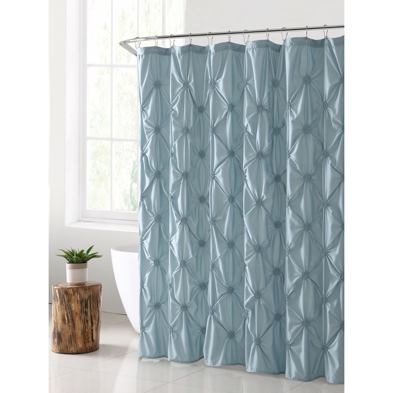 Rideau de douche simple Verviers, Aigue-marine
