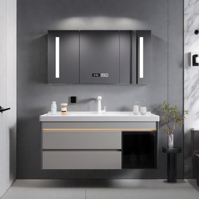 Nordic style simple bathroom cabinet