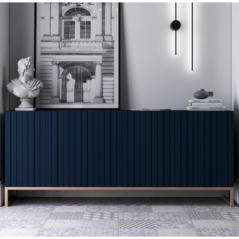 Hub 168cm Sideboard, Navy Blue
