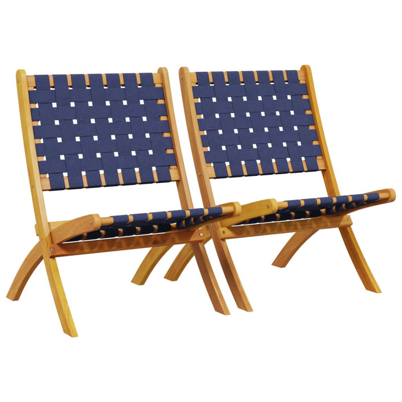 Yoakum Patio Dining Accent Chair, Blue