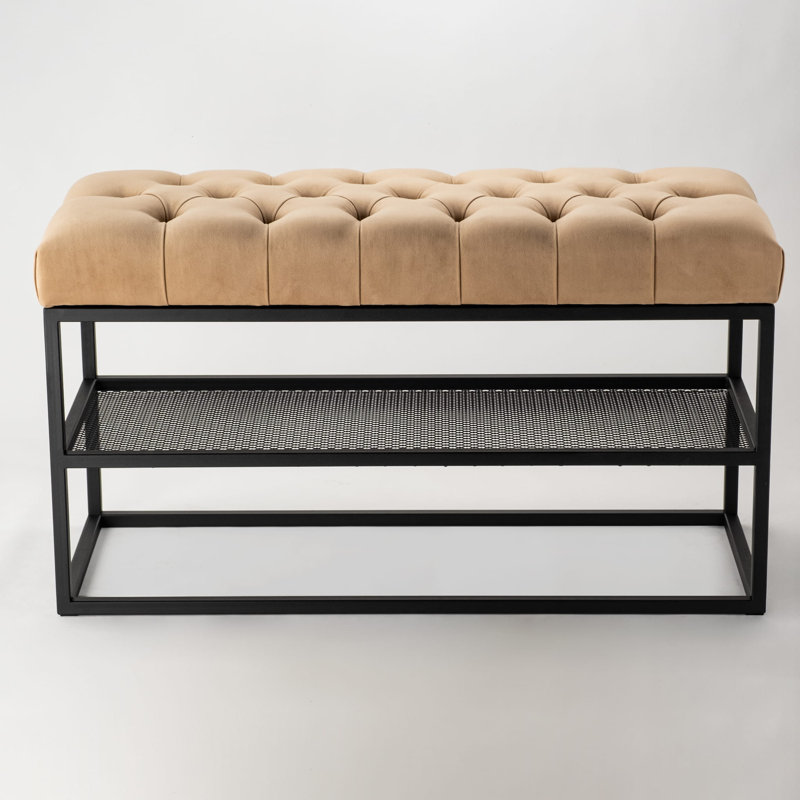 Avaeah Upholstered Storage Bench, 40cm H x 110cm W x 35cm D