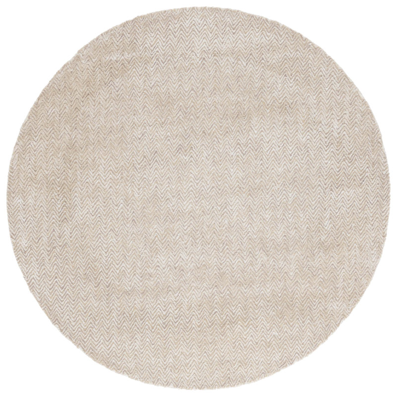 Stellina cotton and viscose rug, Rond 6 pi