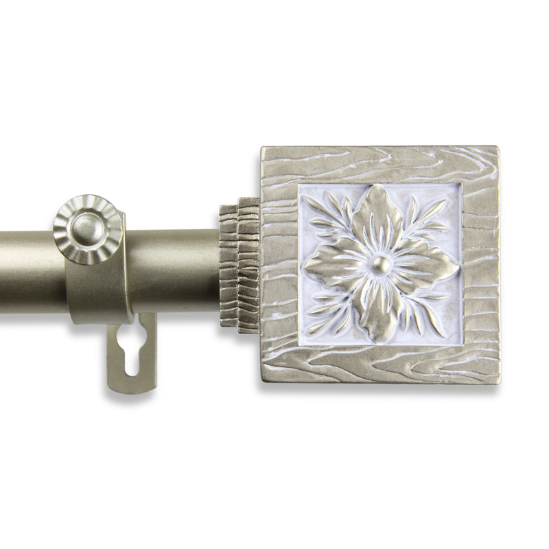 Tringle à rideaux simple Baugh Ophélie, Doré clair