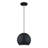 Cavill Led Black Globe Pendant-121436200
