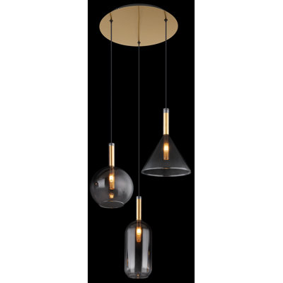 Anura 3 - Light Brass Pendant