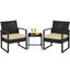 2 Seater Rattan Conversation Set-124799003