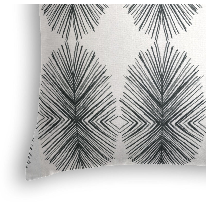 Wing It Cotton Reversible Throw Pillow, 20" x 20", Floral