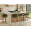 Tabouret de comptoir pivotant 26 po avec structure en bois-406911166-417237449