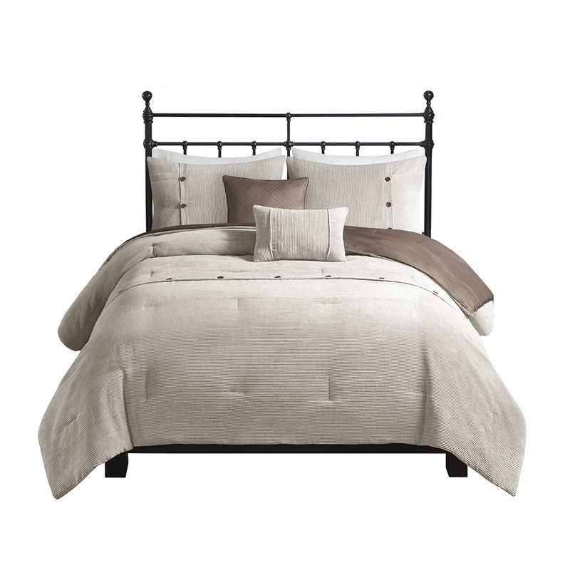 Ensemble d'édredon en polyester , Édredon double/grand + 4 pièces additionnelles