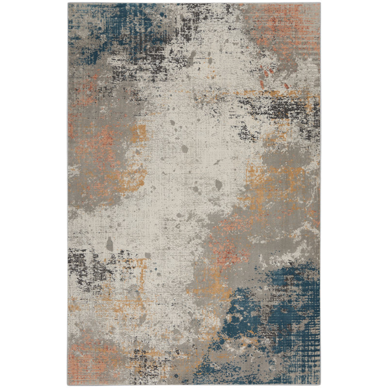 Abstract Indoor Rug, Rectangle 6' x 9'
