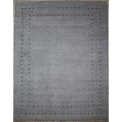 Area Rug | Grey 100% Wool Handloom Rug