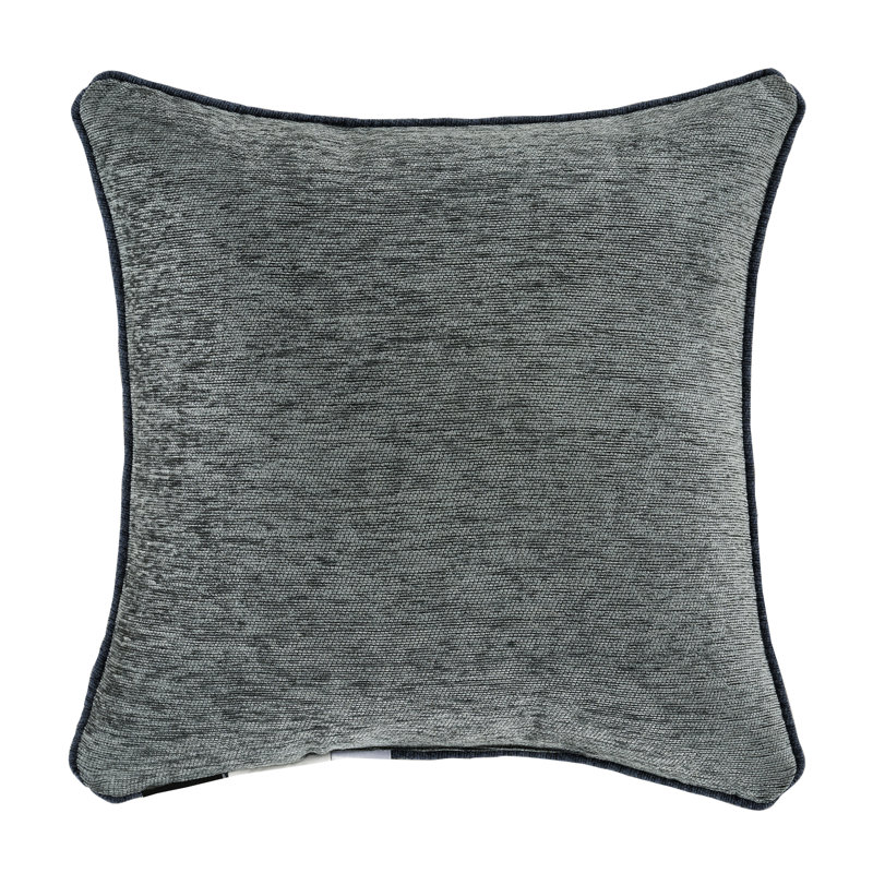 Navy and Gold Woven Medallion Square Throw Pillow