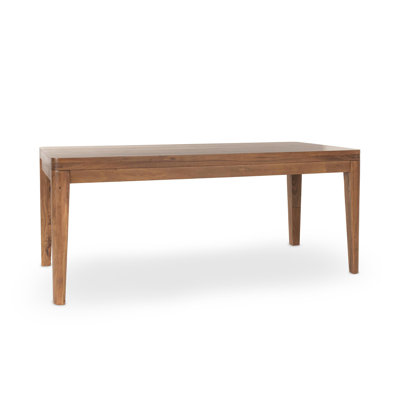 Arno 72" Acacia Wood Dining Table In Natural Finish