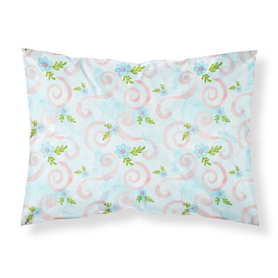 Taie d’oreiller floral aquarelle