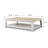 Amalfi Solid Wood Top Coffee Table-53308271-53308272