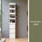 70.87" H Display Storage Cabinet , 4-Tier Shelf, 3 Side Drawers & 4 Small Display Shelves , Modern Wooden Tall Bookshelf Bookcase-1999526129