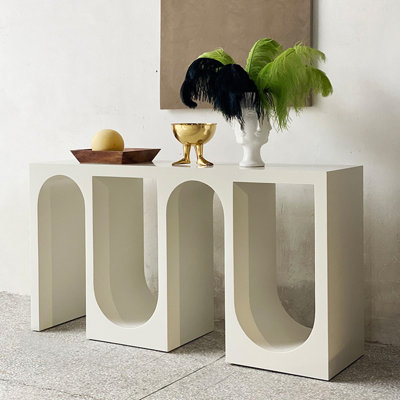 Console en bois de style français rétro