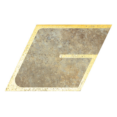 Carreau de mosaïque auto-adhésif en pierre 4 po x 4,6 po