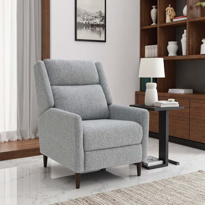 Fauteuil inclinable Timeless Mid-Century Modern, Gris