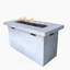 Foyer de table d'extérieur au propane en béton renforcé de fibres H 25 po x l 42 po