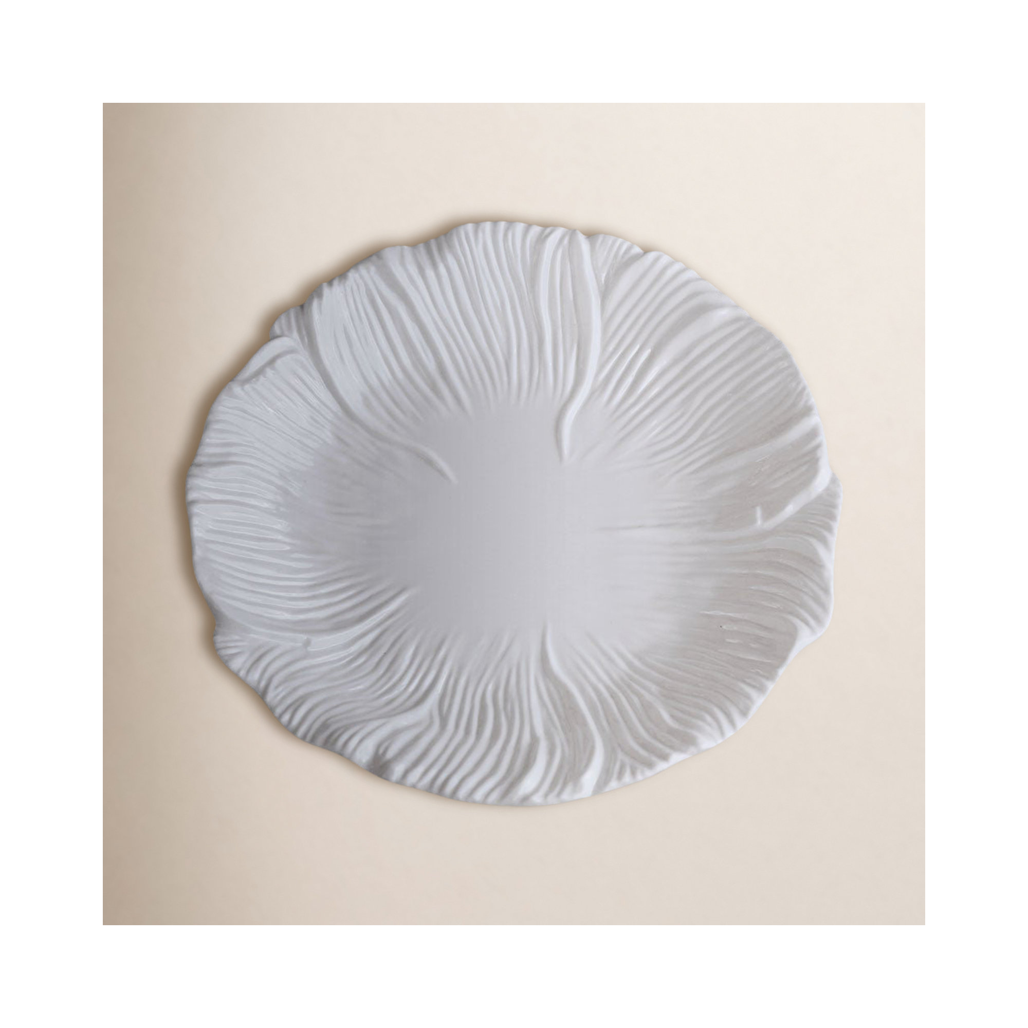 Vida Melamine Lettuce Salad Plate