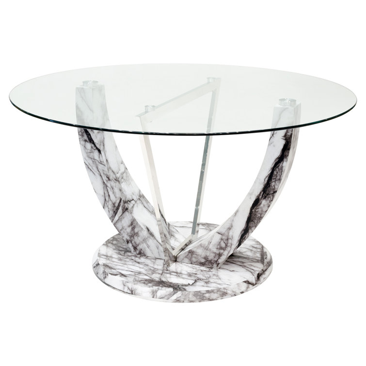Kipp Circular Dining Set with 4 Chairs