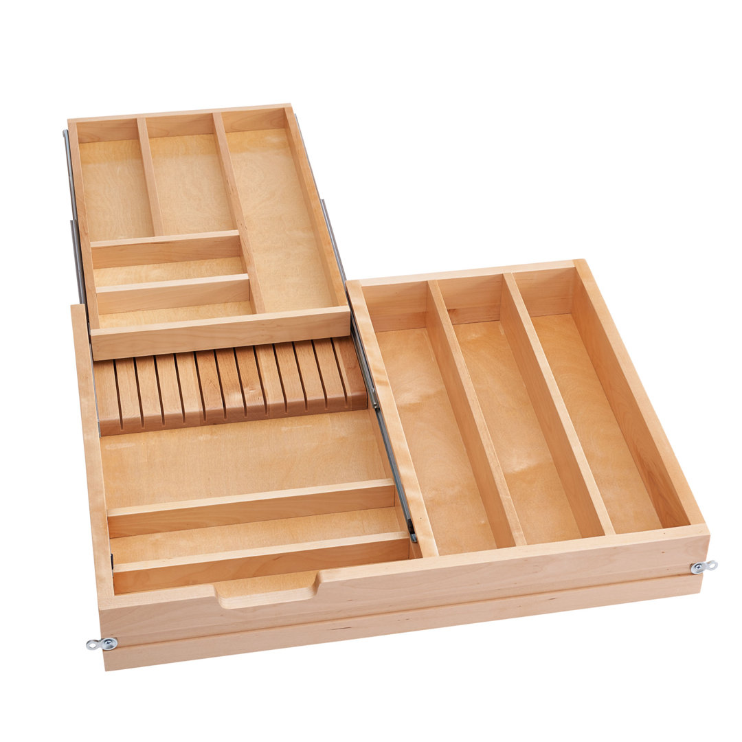 Rev-A-Shelf Tiered Cutlery Drawer Organizer with Soft-Close Rev-A-Shelf 